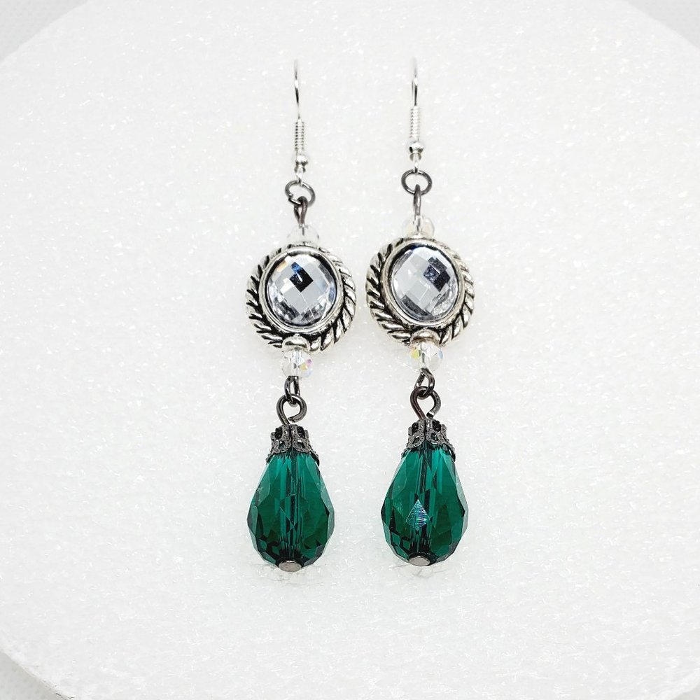 Emerald Drop Earrings